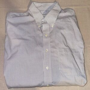 Brooks Brothers Blue and White Plaid Shirt